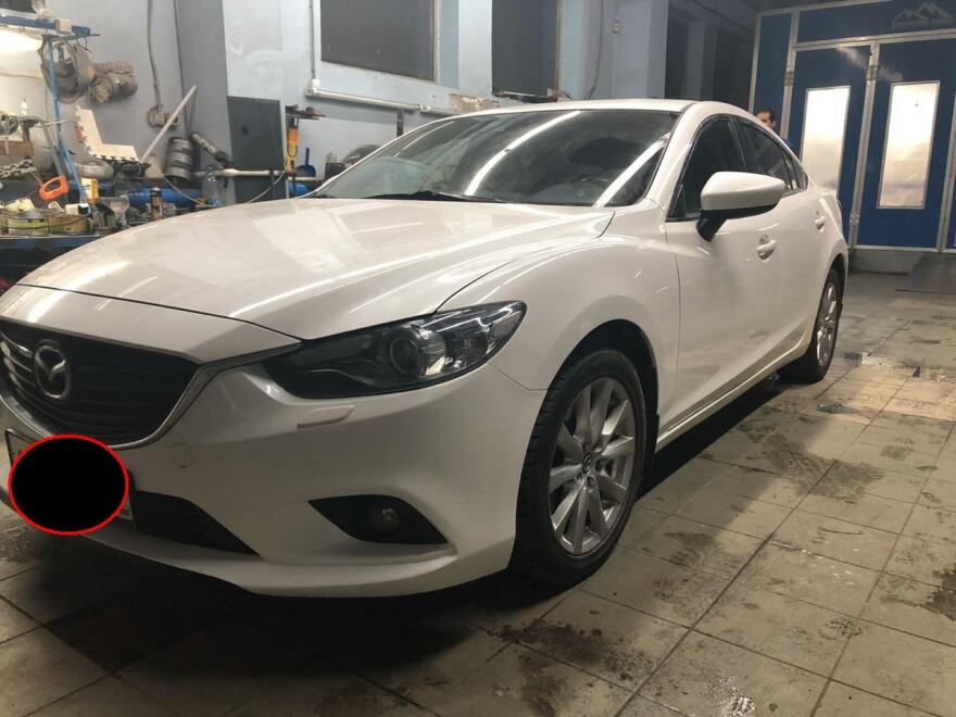 Фото после комплекса восстановительных работ Mazda 6