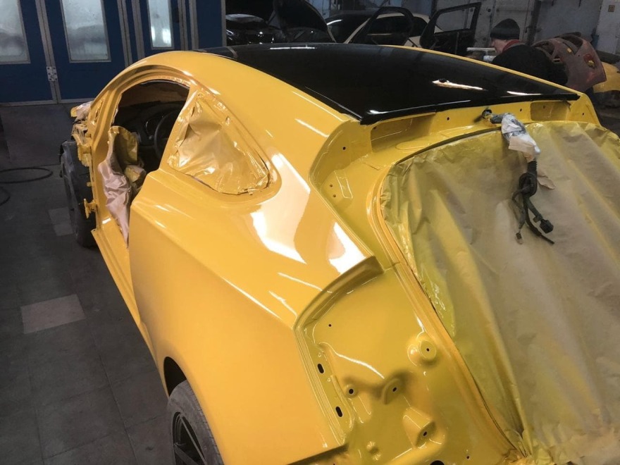 Фото результат окраски кузова Opel Astra